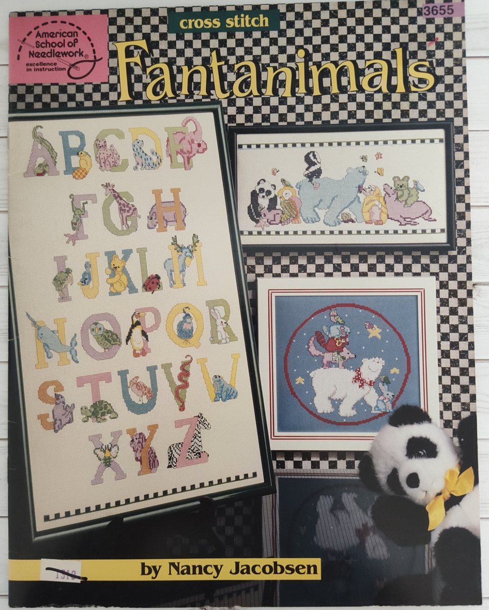 Fantanimals Alphabet, Bears, Animals, Panda, Bunny, Fox Cross Stitch Pattern